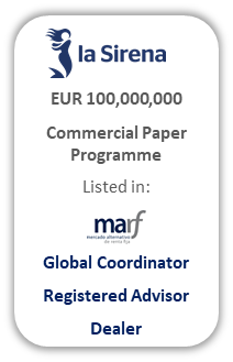 commercial paper programme sirena - tras dominion Euskaltel tombstone