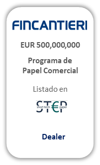 programa papel comercial fincantieri