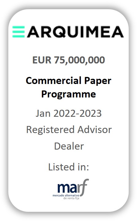 Arquimea - commercial paper programme CIE Automotive